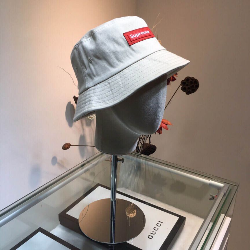 LV x Supreme Embroidery Women Bucket Hats