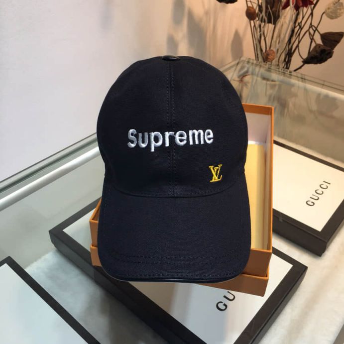 LV x Supreme Unisex Hats