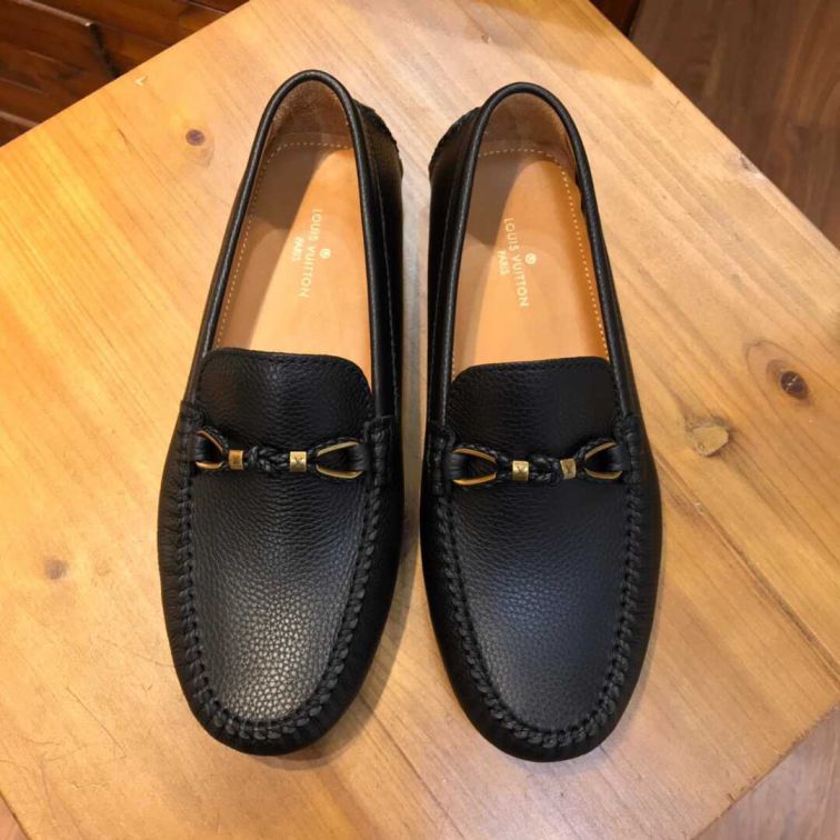 LV Black Men Shoes