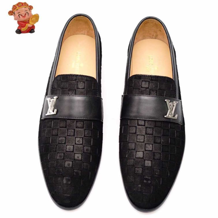 LV Men Leather Shoes