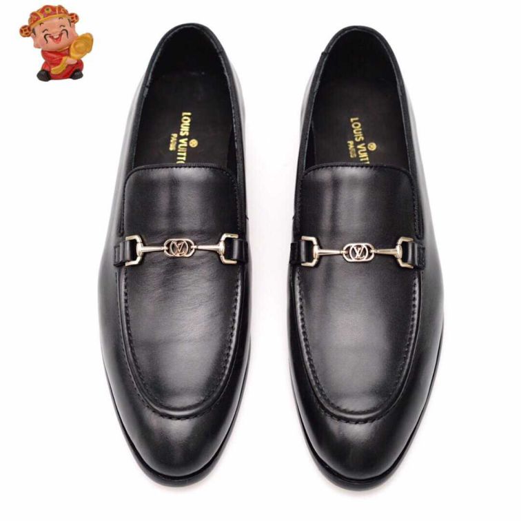 LV Men Leather Shoes