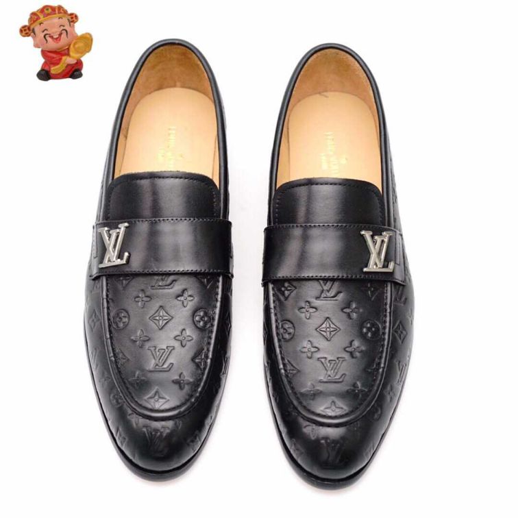 LV Men Leather Shoes