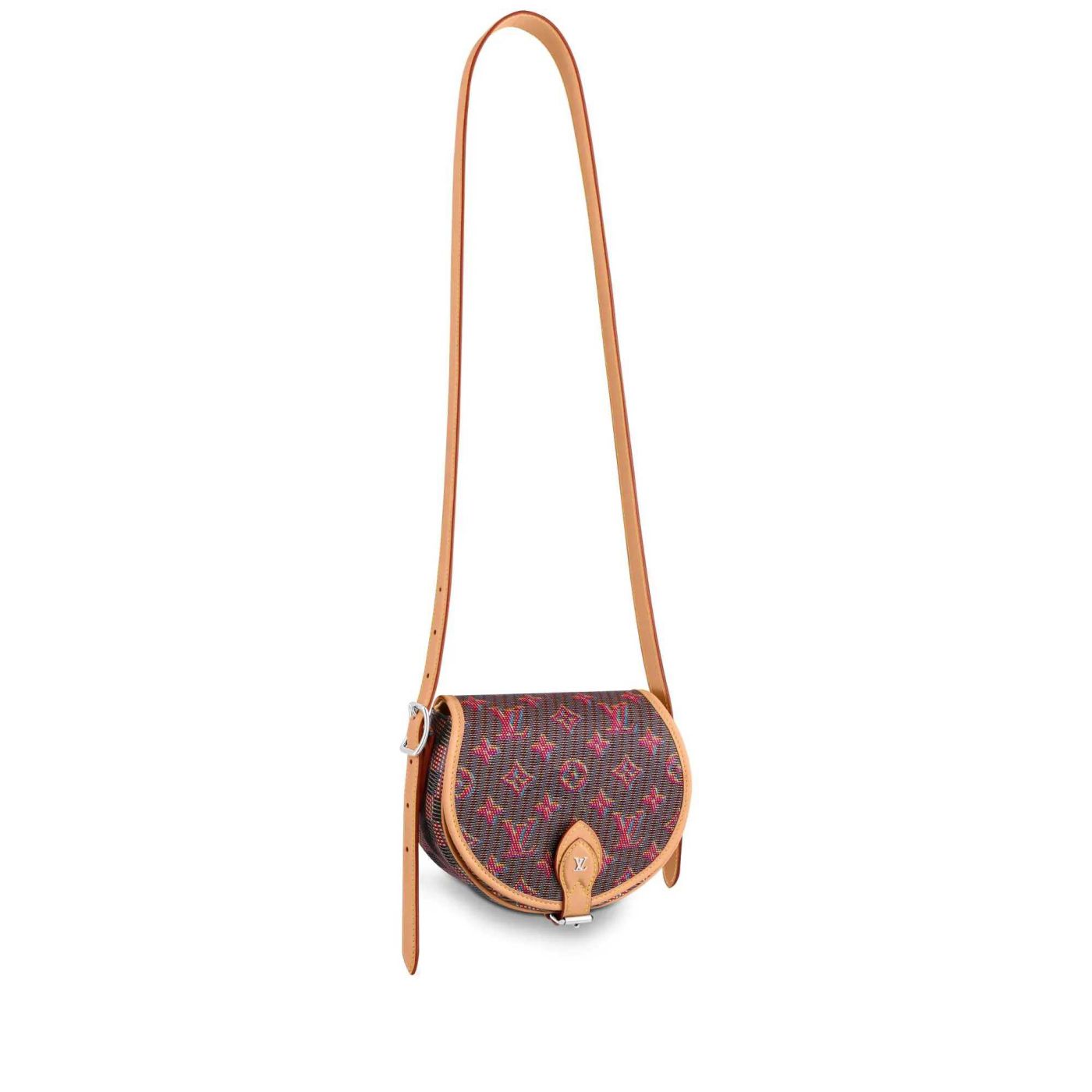 LV 2019 NEW Tambourin Print Saddle M55460 Women Shoulder Bags