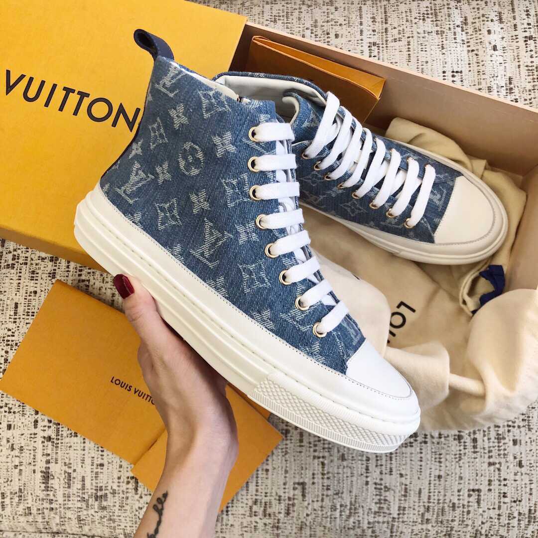 LV 2019 Monogram Denium Women Shoes