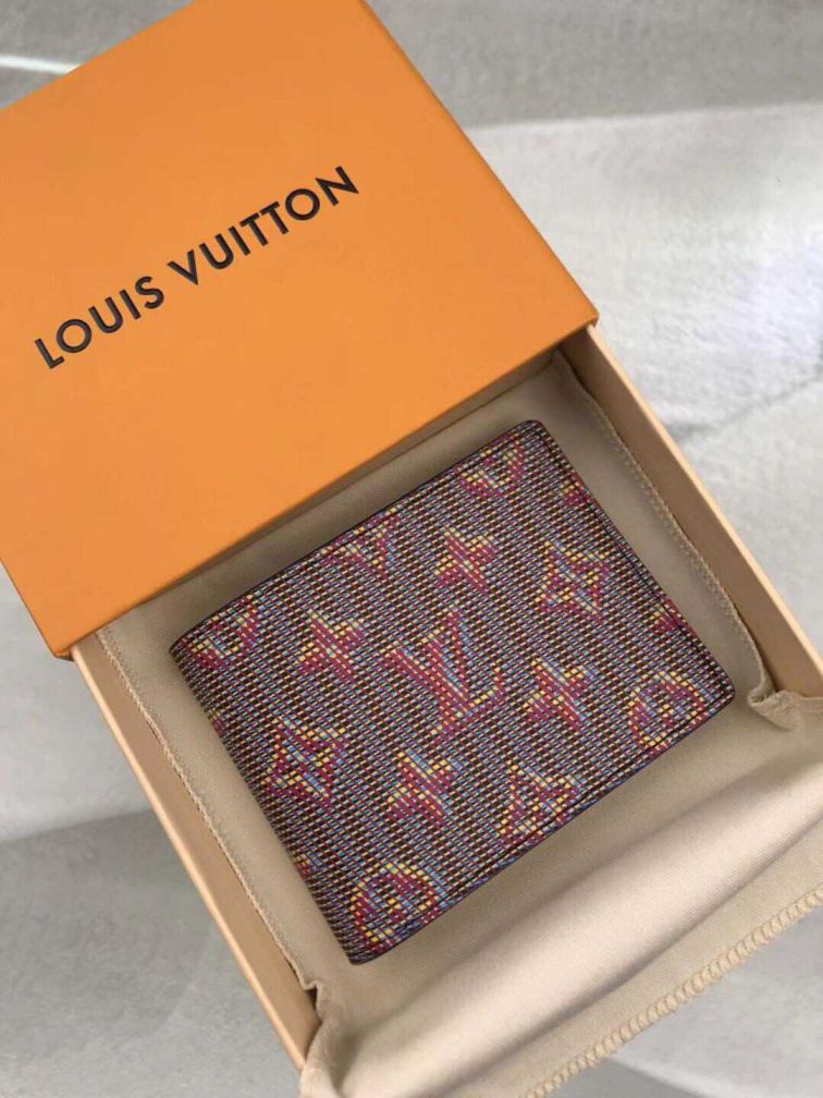 LV M62294 Red Men Wallets