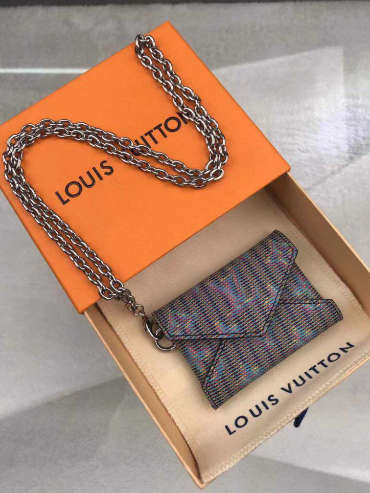 LV M68613 Blue Women Card Holder