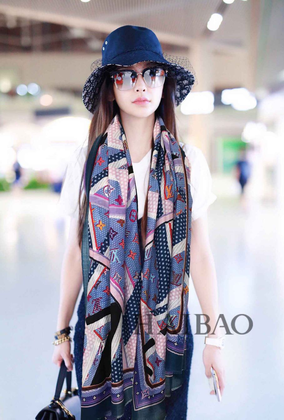 LV 100% Cashmere Women Scarves