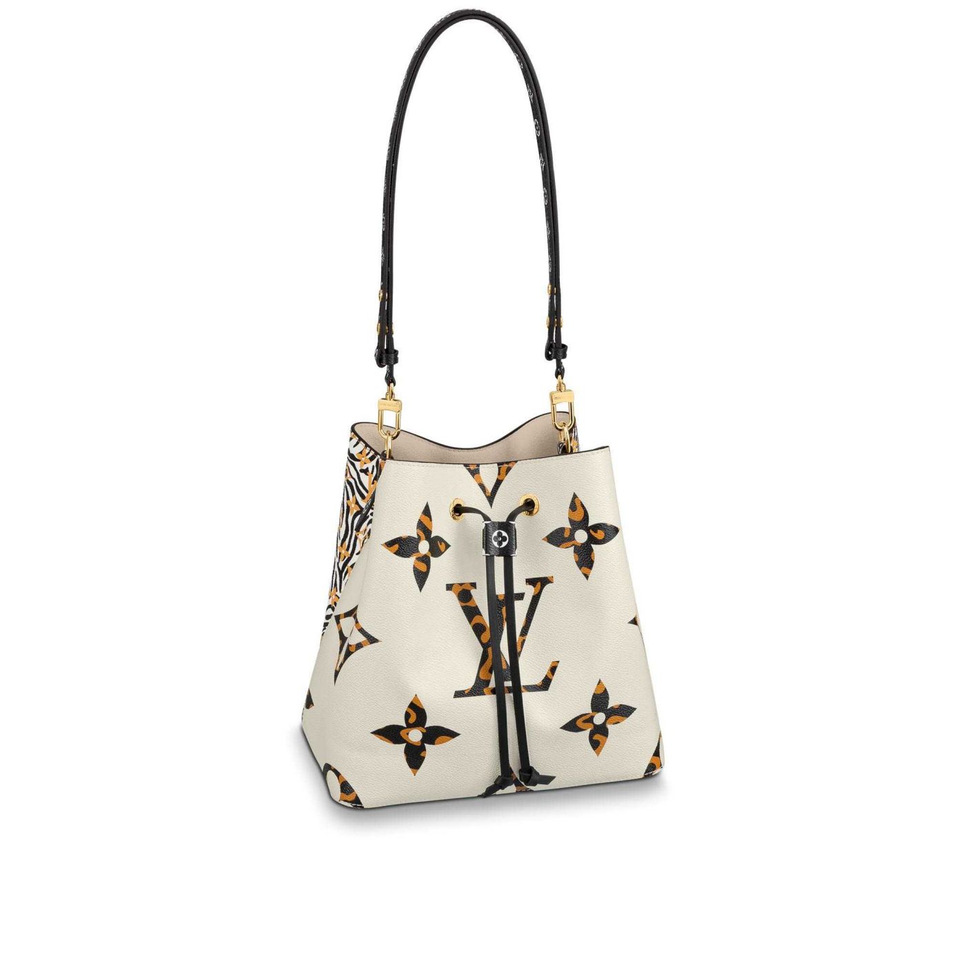 LV Leopard Neo Noe M44679 Women Bucket Bags