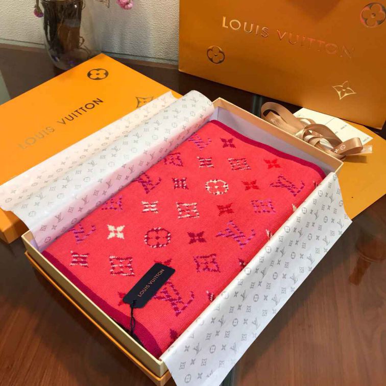 LV Cashmere Pop Monogram Women Scarves