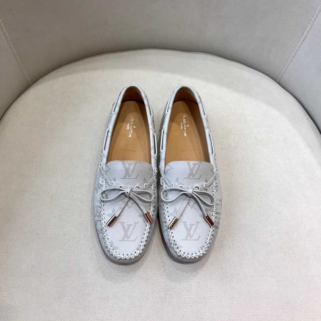 LV Leather Butterfly LV Driving Women Shoes