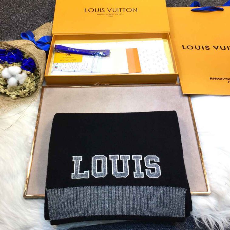 LV 100% Cashmere Women Scarves