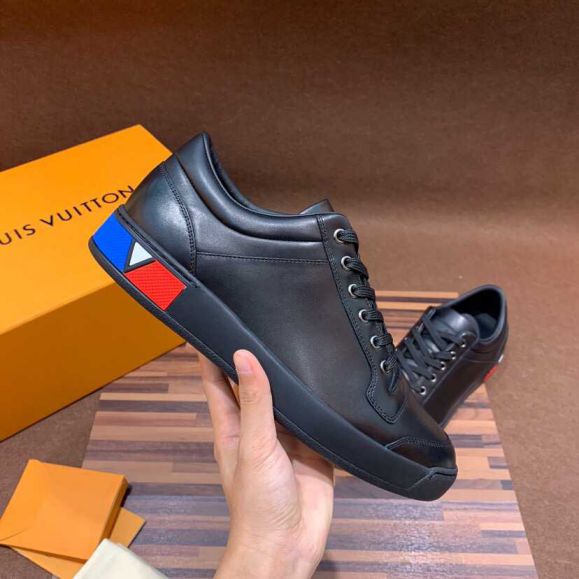 LV Men Casual Leather Shoes