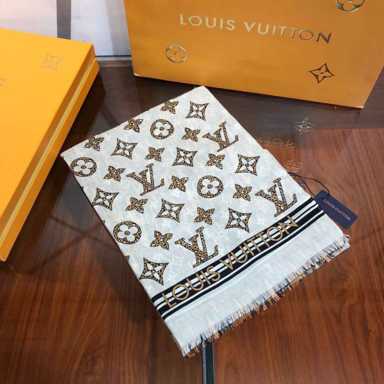 LV 100% Cashmere Women Scarves