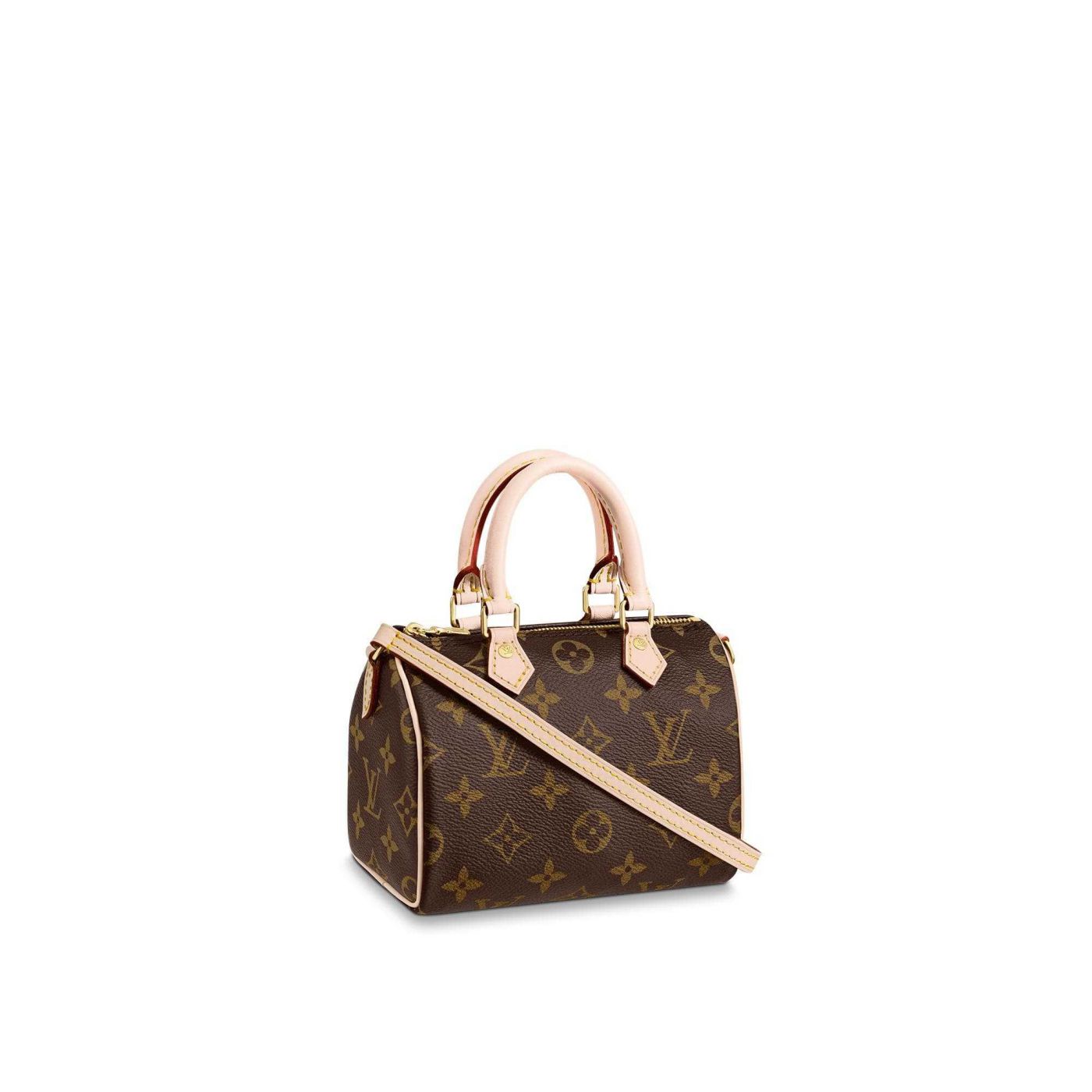 LV Monogram Nano Speedy Monogram mini M61252 Women Shoulder Bags