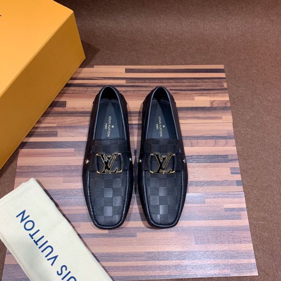 LV Men Leather Shoes