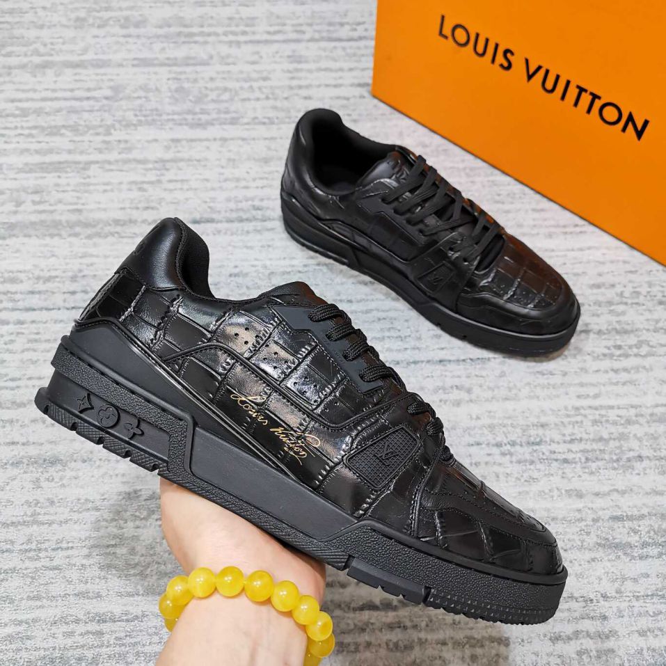 LV TRAINER Sneakers Vintage Basketball Men Shoes