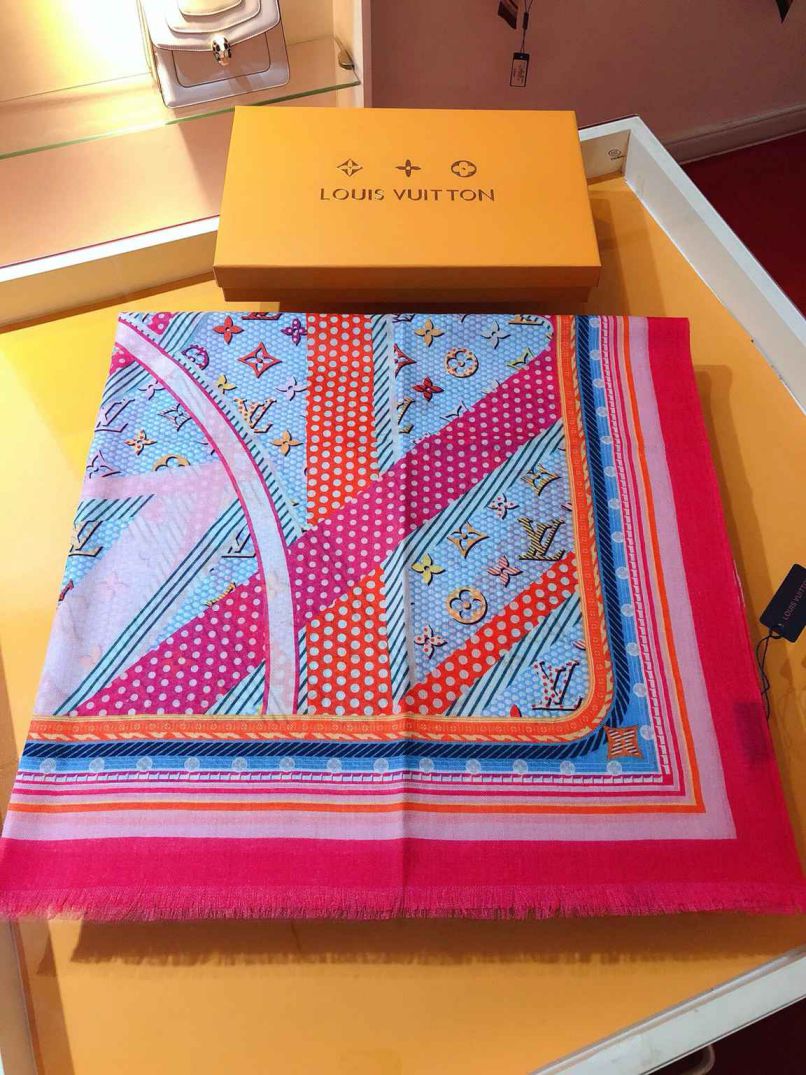 LV 100% Cashmere Women Scarves