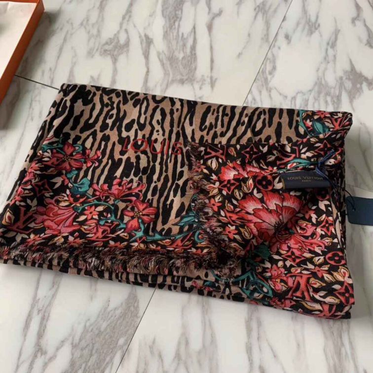 LV Print 100% Cashmere Women Scarves