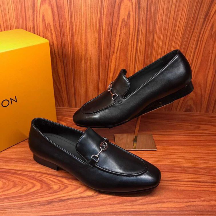 LV 19 FW Men Leather Shoes