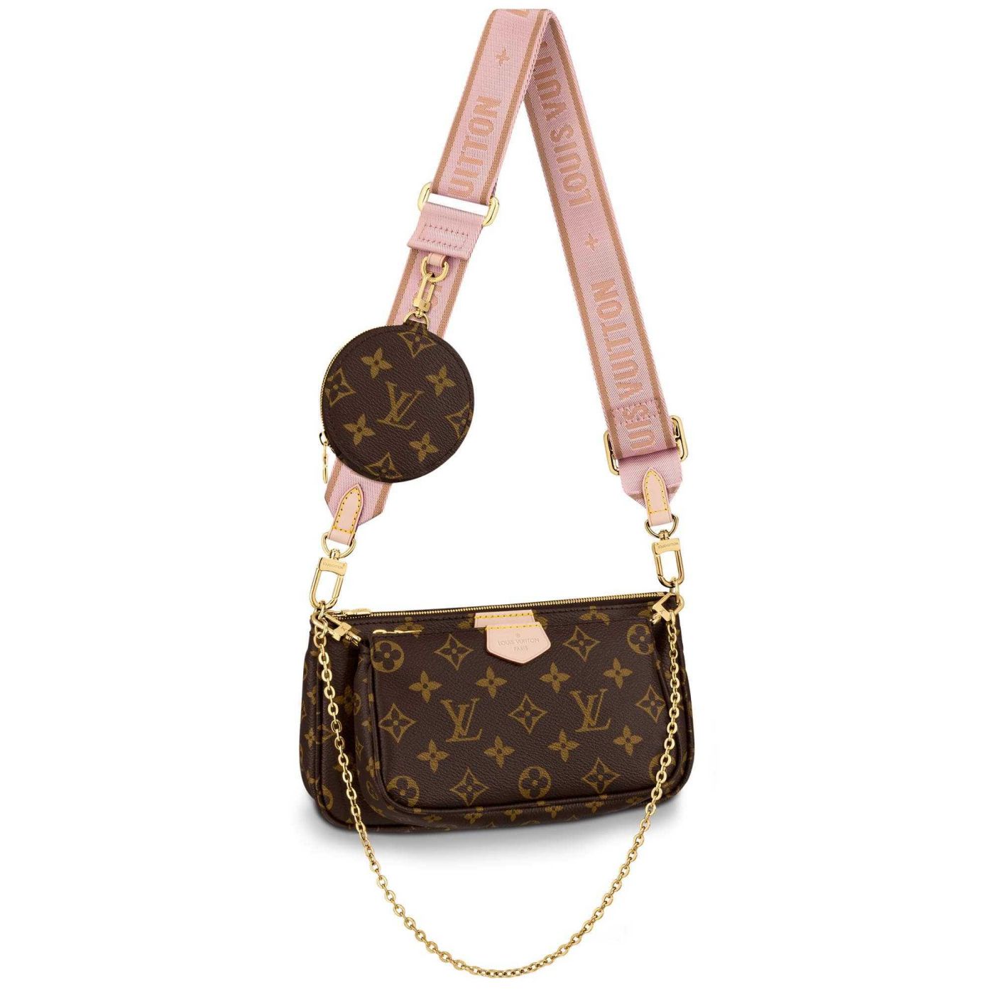 LV M44840 Pink Women Shoulder Bags