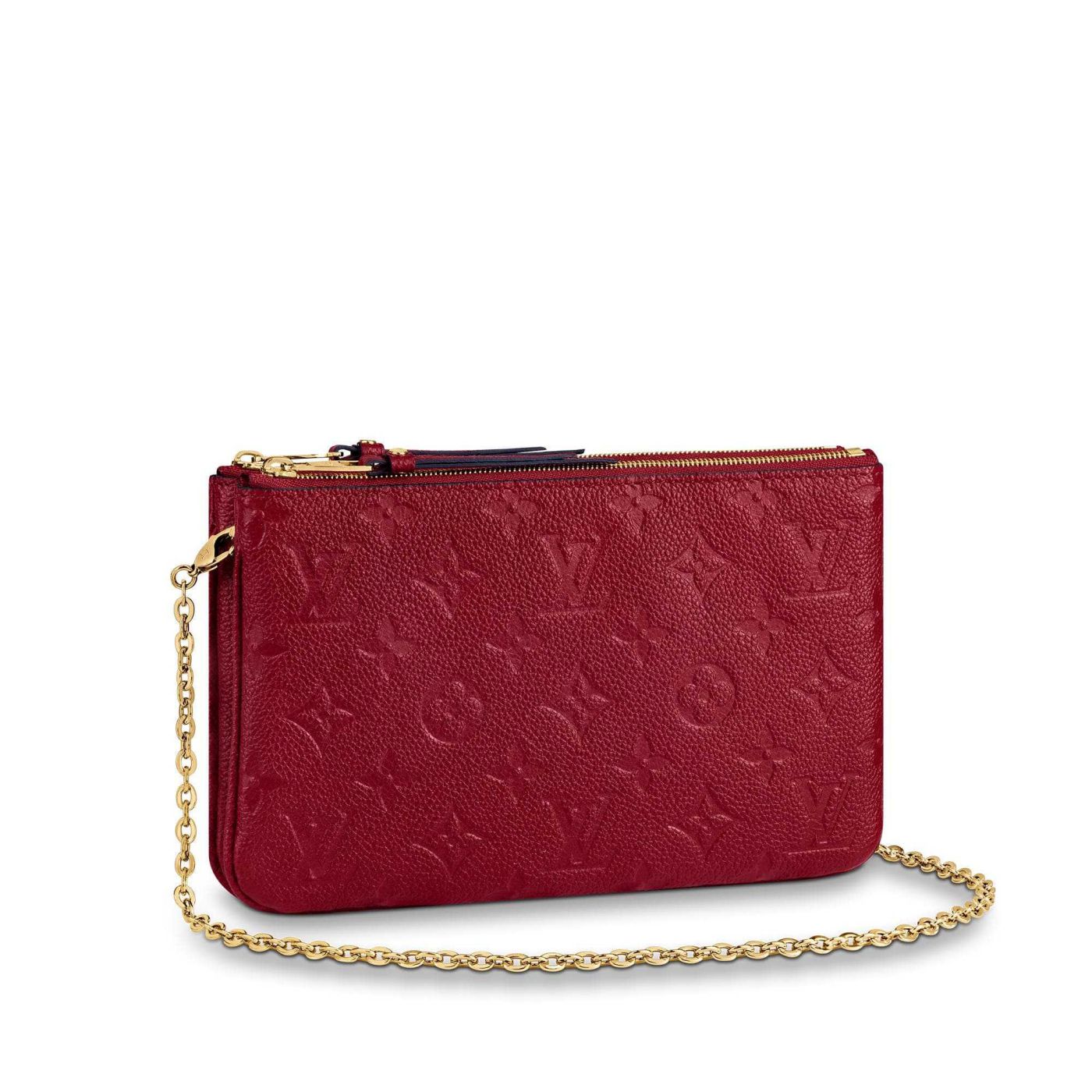 LV M68574 POCHETTE DOUBLE ZIP Chain Women Shoulder Bags