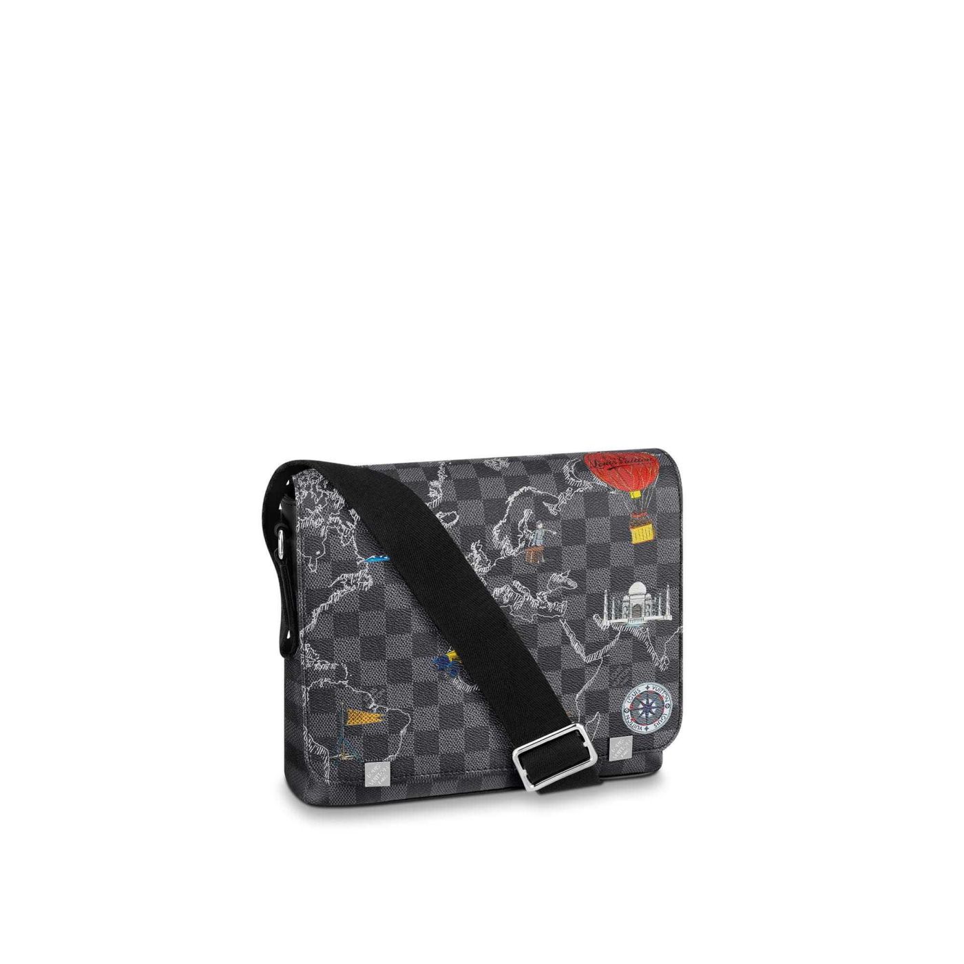 LV N40238 DISTRICT Print Small Messenger Bags Men Shoulder Bags