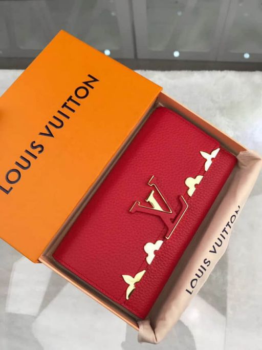 LV Wallets M64553 Taurillon CAPUCINES