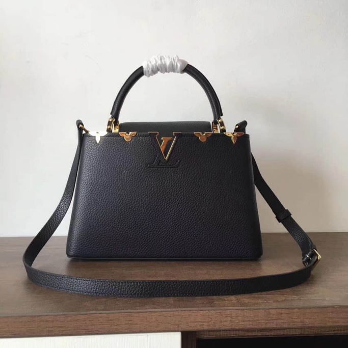 LV Tote Bags M54663 Taurillon Capucines