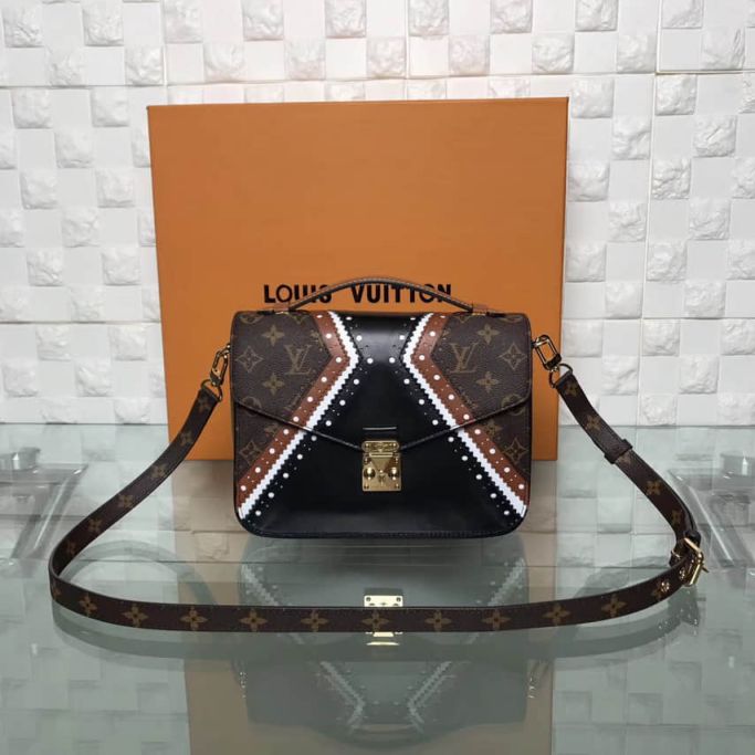 LV Shoulder Bags 2017 Monogram Reverse POCHETTE METIS Messenger Bag M43488