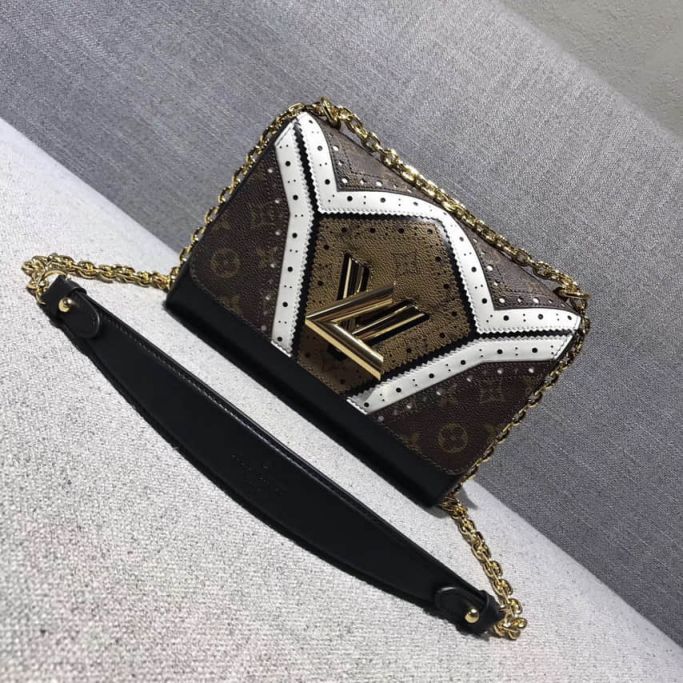 LV Shoulder Bags M44214 Monogram Veau Twist On Chain