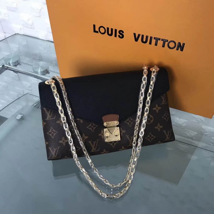 LV Shoulder Bags Monogram Pallas Chain M41223