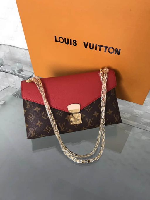 LV Shoulder Bags Monogram Pallas Chain M41201