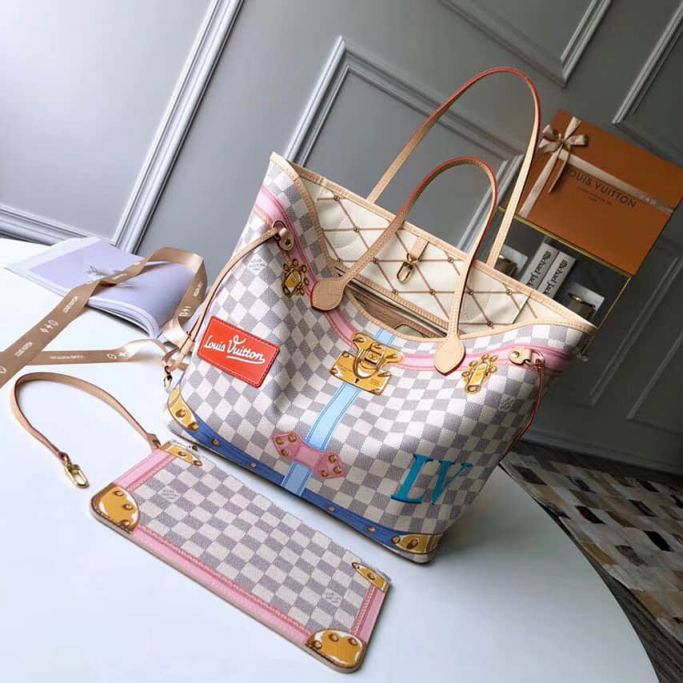 LV Shopping Bags Neverfull N41065