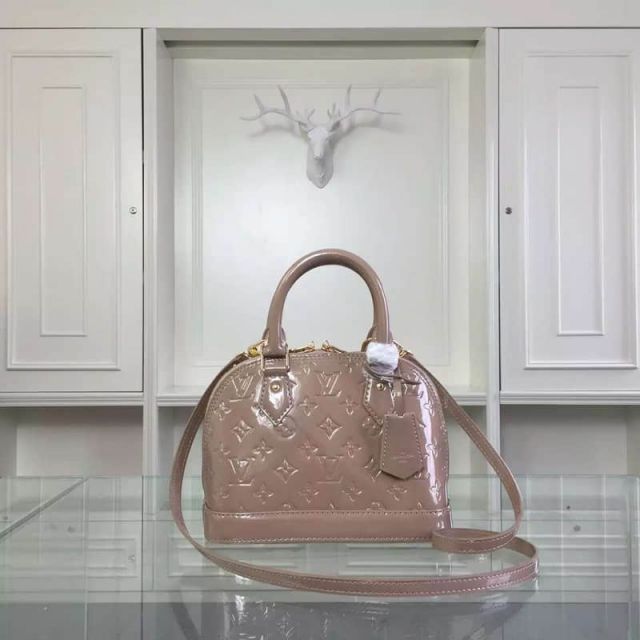 LV Shoulder Bags 91585 Patent Leather