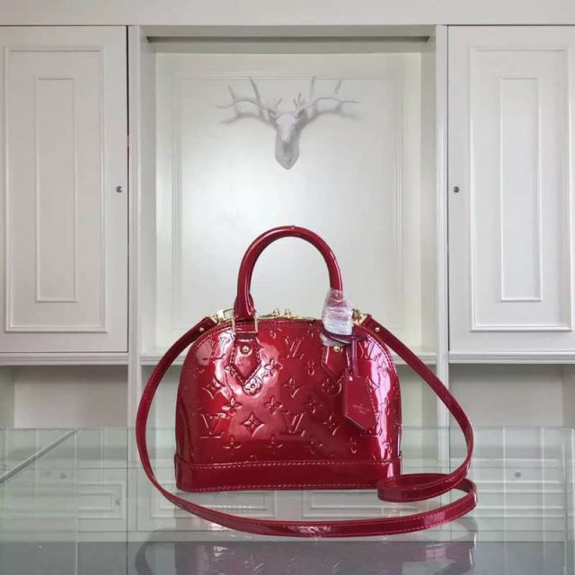 LV Shoulder Bags 91585 Patent Leather