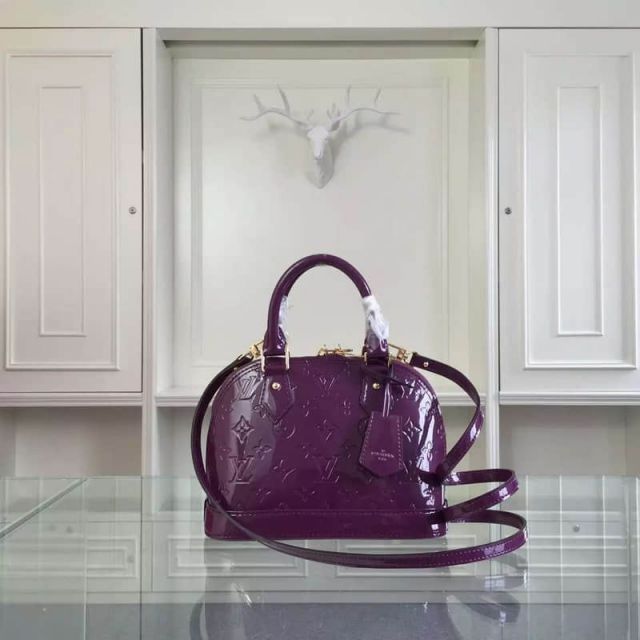 LV Shoulder Bags 91585 Patent Leather