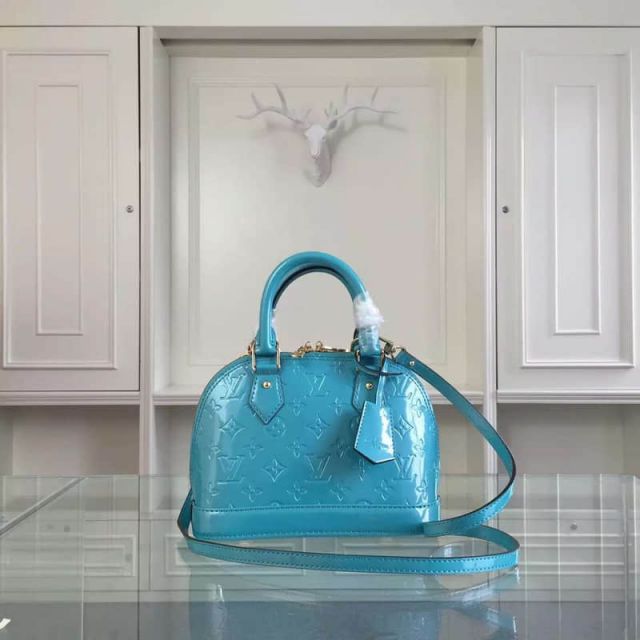 LV Shoulder Bags 91585 Patent Leather