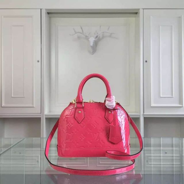 LV Shoulder Bags 91585 Patent Leather