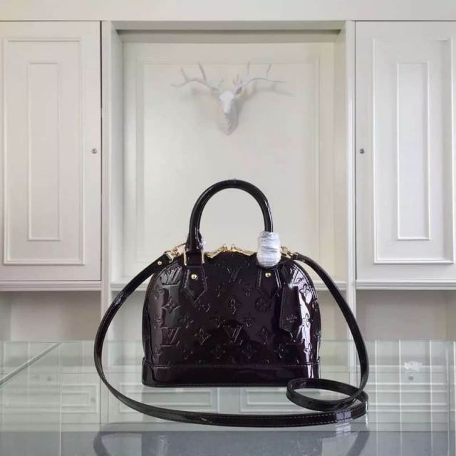 LV Shoulder Bags 91585 Patent Leather