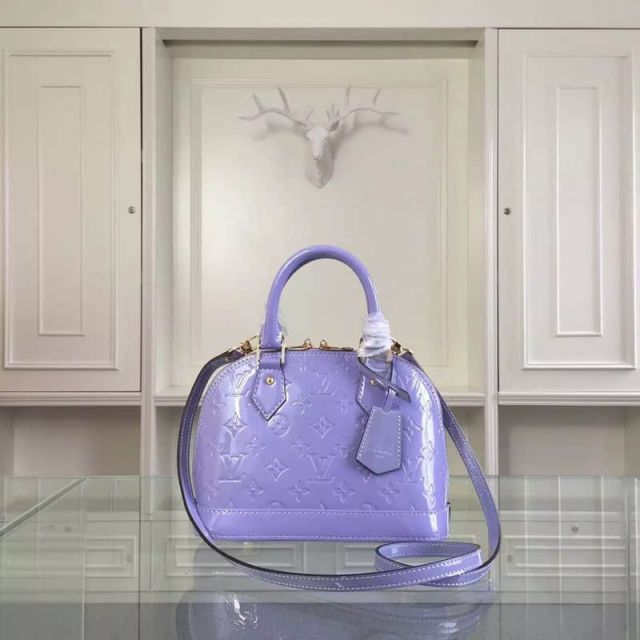 LV Shoulder Bags 91585 Patent Leather