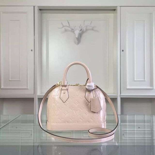 LV Shoulder Bags 91585 Patent Leather