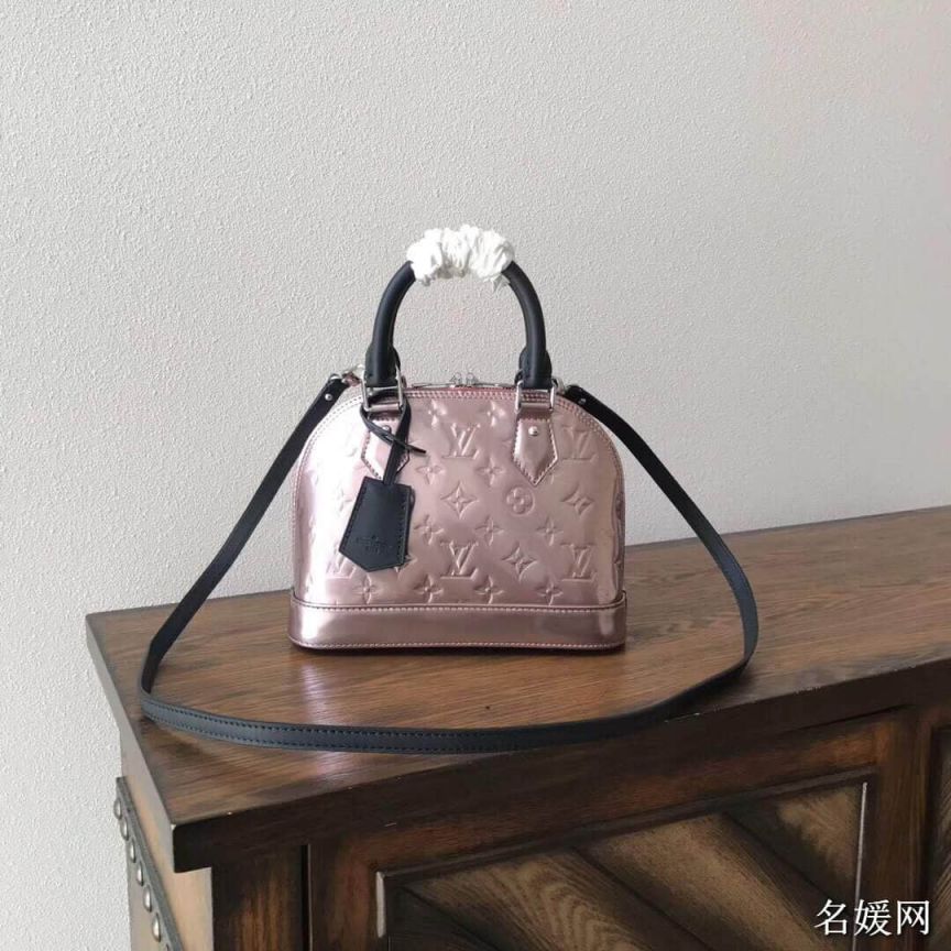 LV Tote Bags BB Patent Leather Crossbody M90485