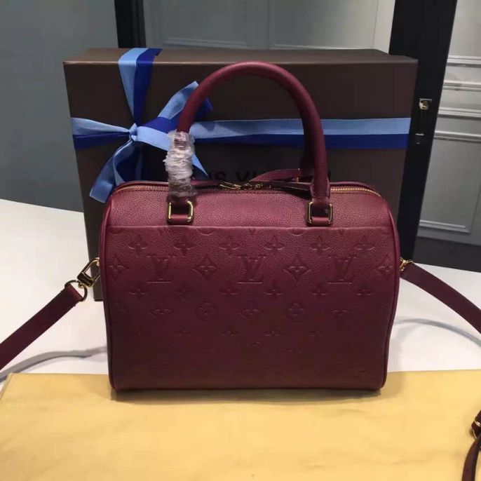 LV Tote Bags M42402 Speedy Monogram Empreinte