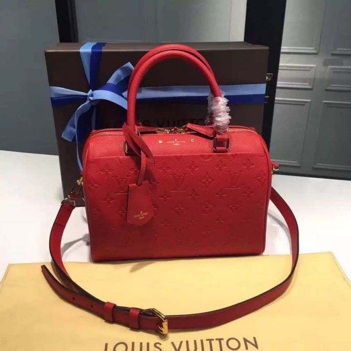 LV Tote Bags M42404 Speedy Monogram Empreinte