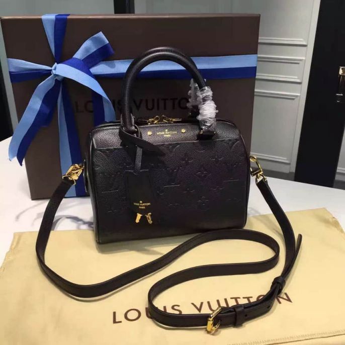 LV Tote Bags M42397 Speedy Monogram Empreinte