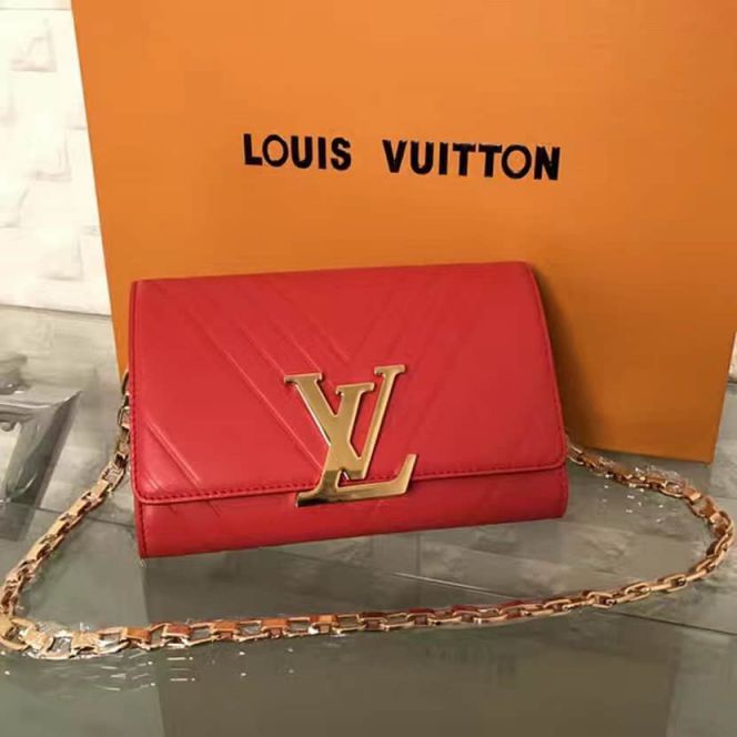 LV Shoulder Bags POCHETTE LOU*SE GM On Chain M54230