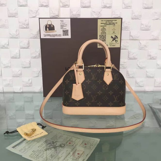 LV Tote Bags Alma BB Monogram Crossbody M53152