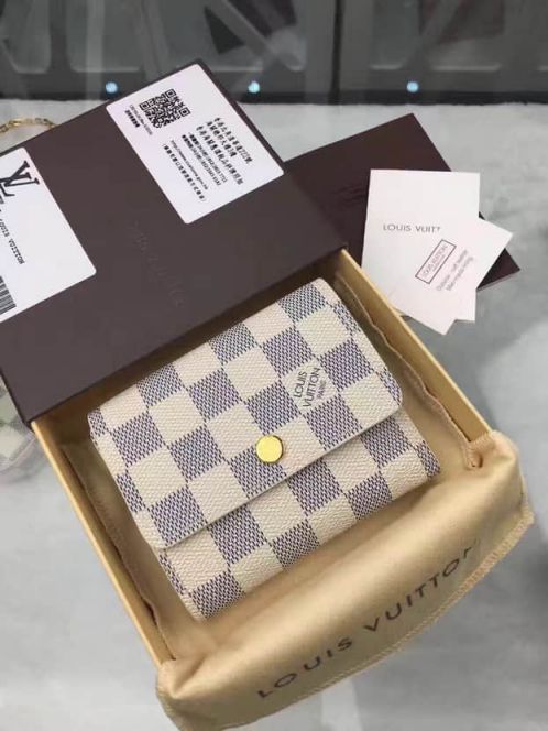 LV Wallets N63241 Anais Damier Azur