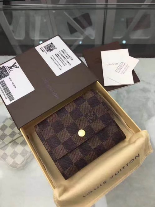 LV Wallets N63242 Anais Damier Ebene