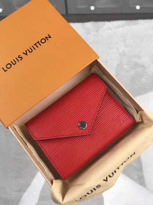 LV Wallets M6217 2 Victorine Epi Tri-Fold